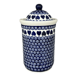 Canister, 2 Liter in "Swirling Hearts" by Zaklady | Y1244-D467