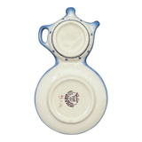 Tray, Tea Service, 8.25" x 5.5" in "Blue Star Bundle" by Galia | GPH07-PN