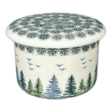 Butter Crock, 4.5" in "Pine Forest" by Manufaktura | M136S-PS29
