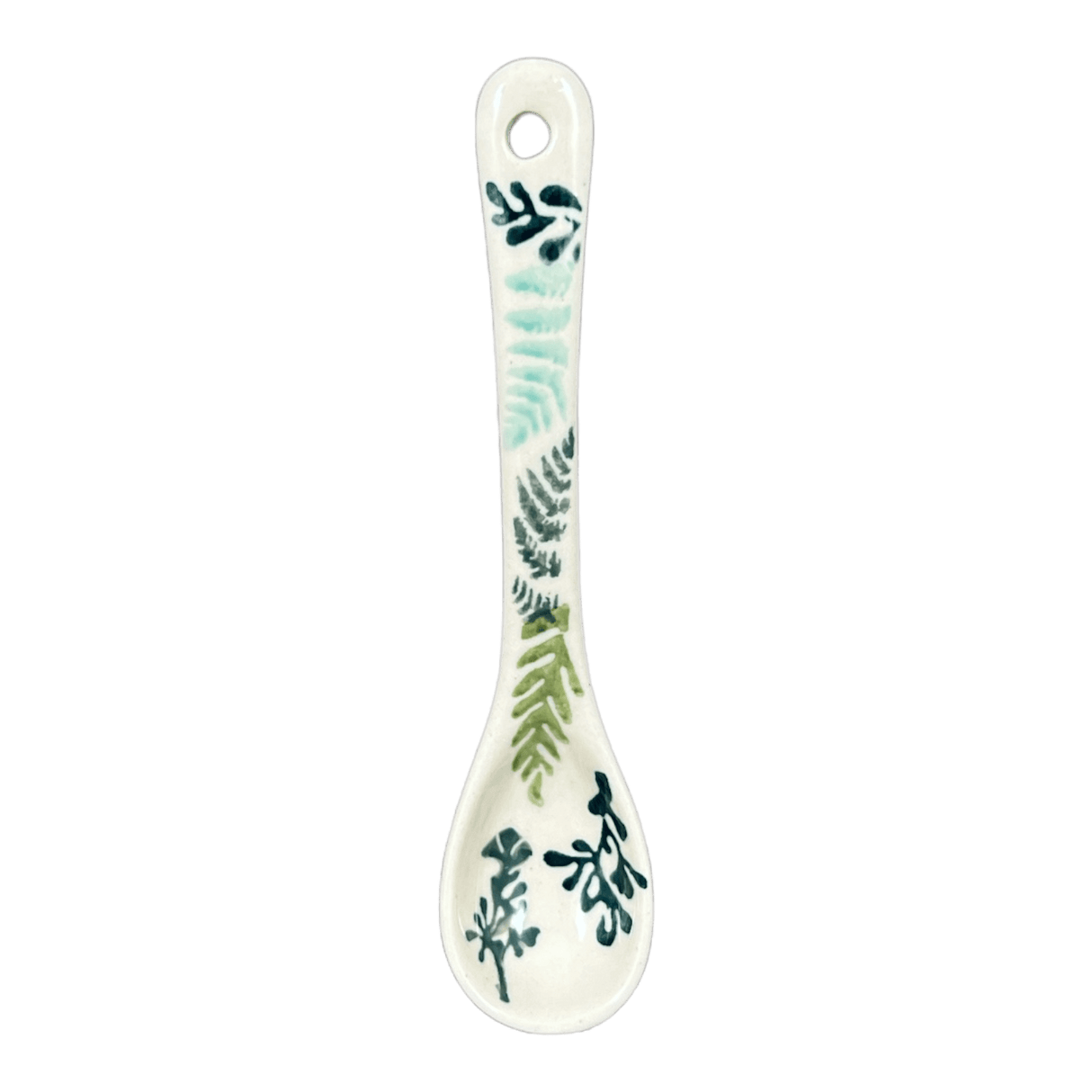 Spoon, Sugar, 5" in "Scattered Ferns" by Manufaktura | L001S-GZ39