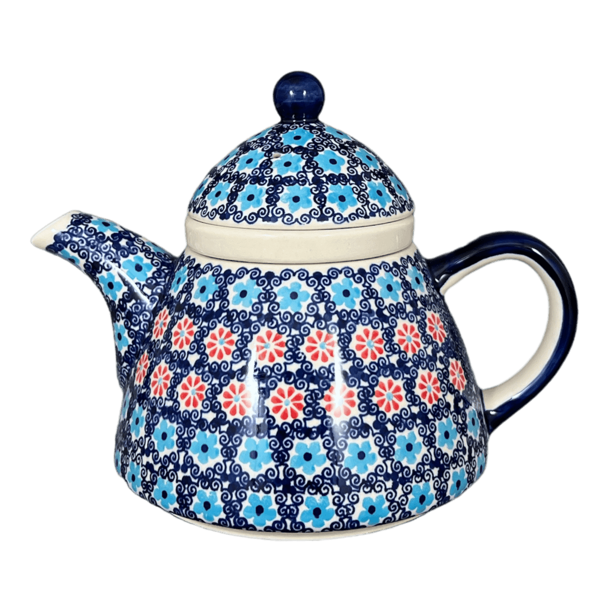 Tea Infuser Teapot in "Daisy Circle" by Manufaktura | C028T-MS01