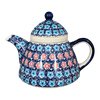 Polish Pottery Tea Infuser Teapot in "Daisy Circle" by Manufaktura | C028T-MS01 at PolishPotteryOutlet.com