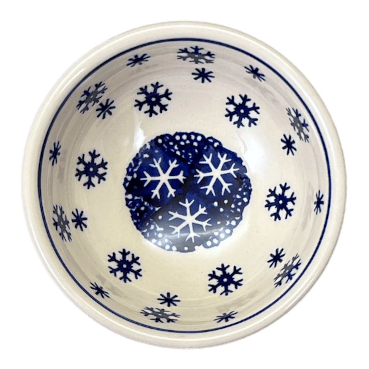 Bowl, Round, Dipping, 4.25" in "Snow Drift" by Manufaktura | M153T-PZ