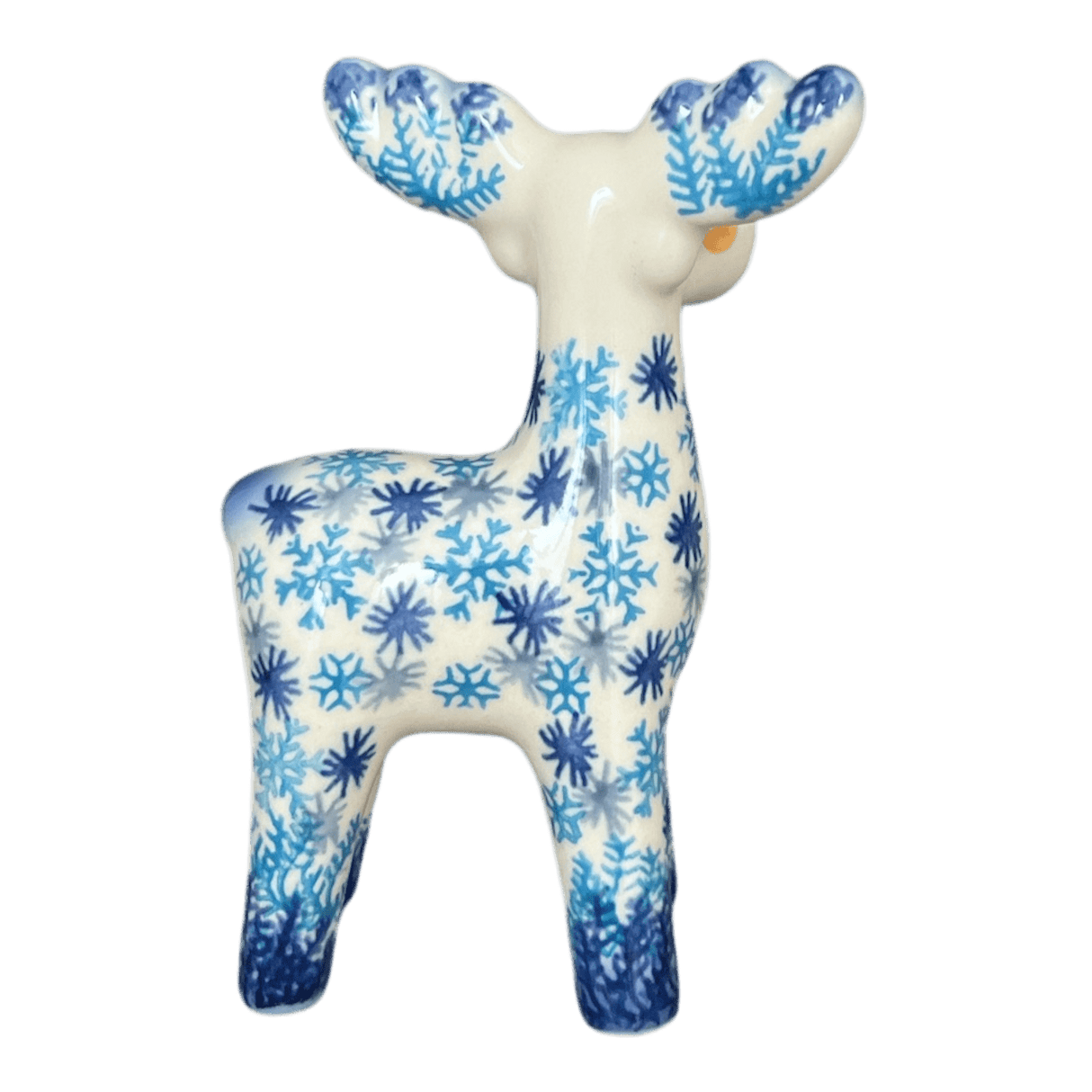 Figurine, Reindeer, 5" in "Snow Flurry" by Galia | GZW30-PCH