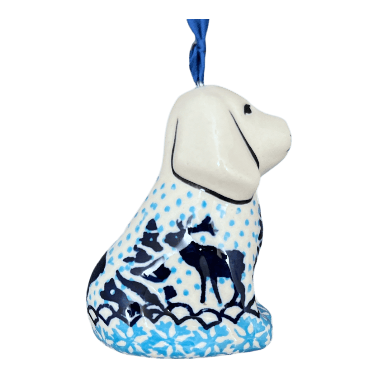 Ornament, Dog, 3" in "Peaceful Season" by Manufaktura | K164T-JG24