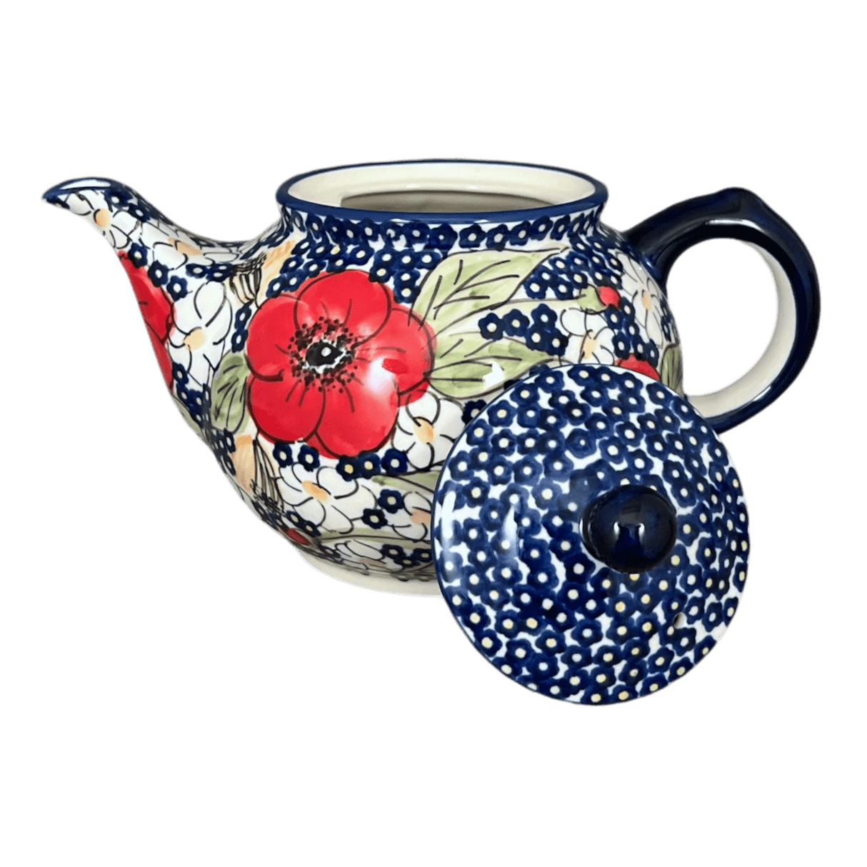 Teapot, 0.7 Liter in "Poppies & Posies" by Manufaktura | C016S-IM02