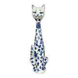 Figurine, Tall Cat, 12.5", WR (WR40A) in "Blossoms & Berries" by W.R. Ceramika | WR40A-AW1