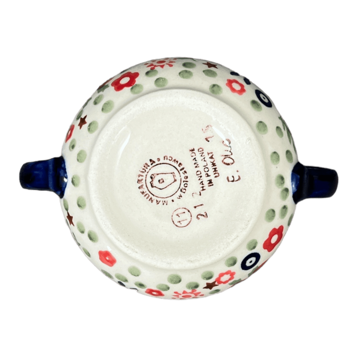 Bowl, Round, Sugar Bowl, 3.5" in "Full Bloom" by Manufaktura | C015S-EO34