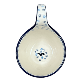 Polish Pottery Bowl, Round, 16 oz in "Wiener Dog Delight" by Ceramika Artystyczna | A845-2151X Additional Image at PolishPotteryOutlet.com