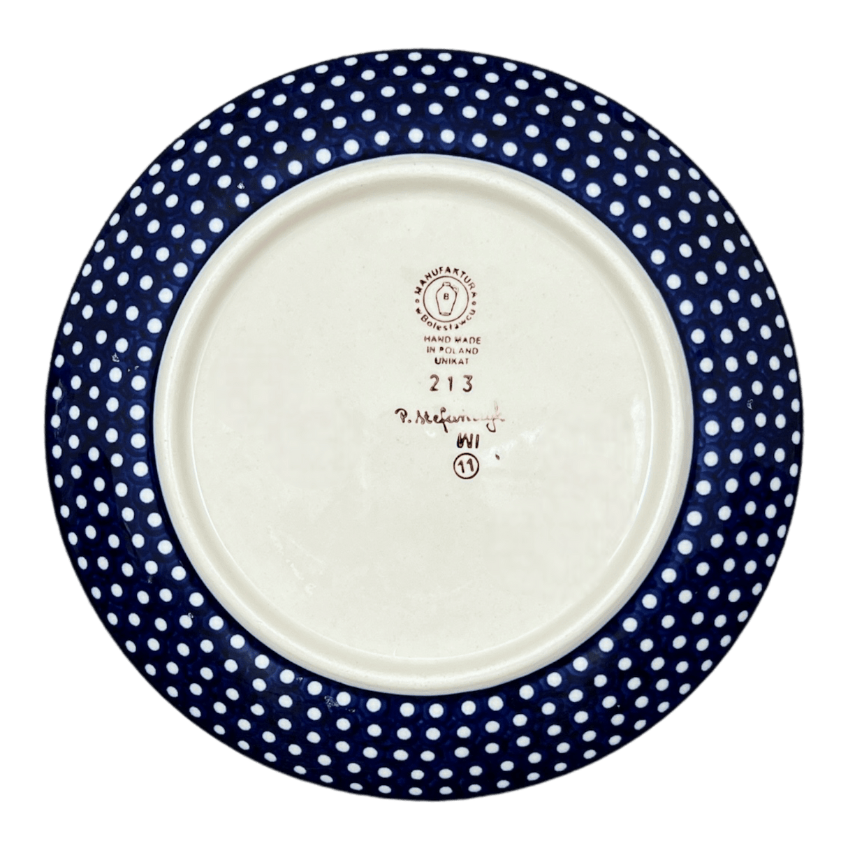 Plate, Round, Salad, 8.5" in "Forget Me Not Bouquet" by Manufaktura | T134S-PS28