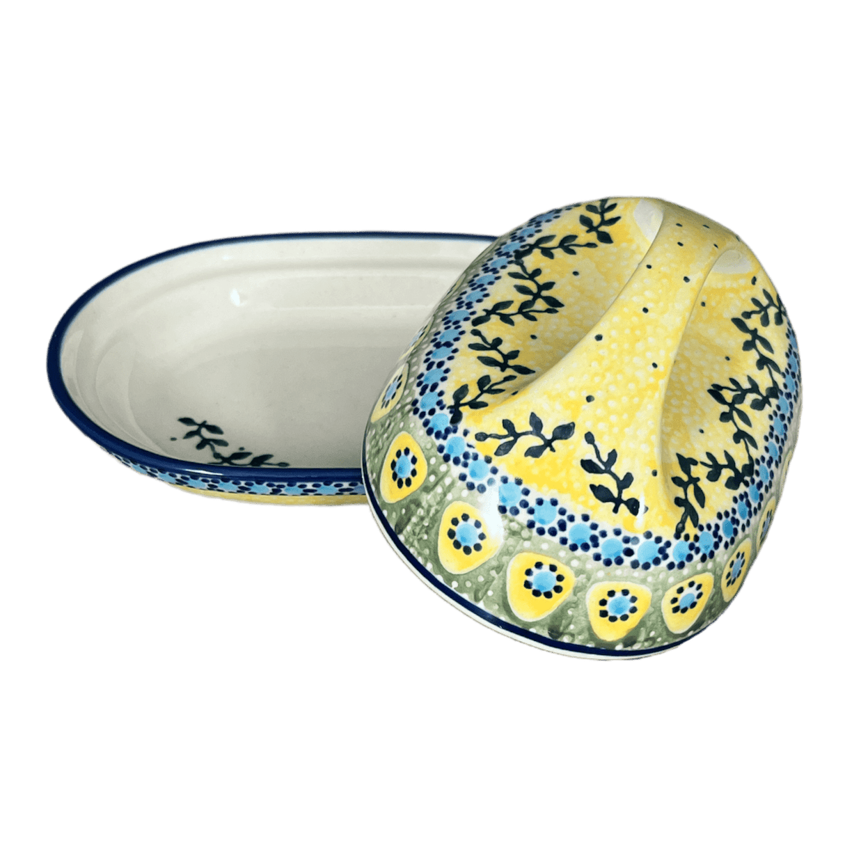 Butter Dish, Fancy, 5" x 7" in "Sunnyside Up" by Manufaktura | M077S-GAJ