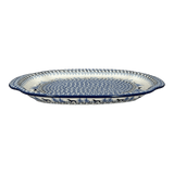 Tray, Oval, Handles, 10.75" x 15.25" in "Labrador Loop" by Ceramika Artystyczna | A684-2862X