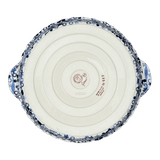 Baker, Round, Pie Plate, Handles, 9.75" in "Rambling Blues" by Manufaktura | Z148S-GZ50