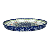 Tray, Round, 10.25" in "Floral Fans" by Manufaktura | T153S-P314