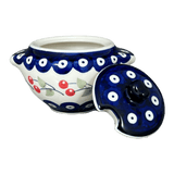 Bowl, Round, Sugar Bowl, 3" in "Cherry Dot" by Manufaktura | C003T-70WI