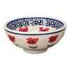 Polish Pottery Dipping Bowl (Poppy Garden) | M153T-EJ01 at PolishPotteryOutlet.com