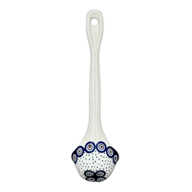 Polish Pottery Ladle, Soup, 12" in "Peacock Dot" by Manufaktura | C020U-54K Additional Image at PolishPotteryOutlet.com