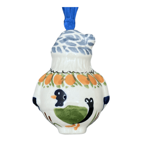 Ornament, Santa, 2.5" in "Ducks in a Row" by Manufaktura | K144U-P323