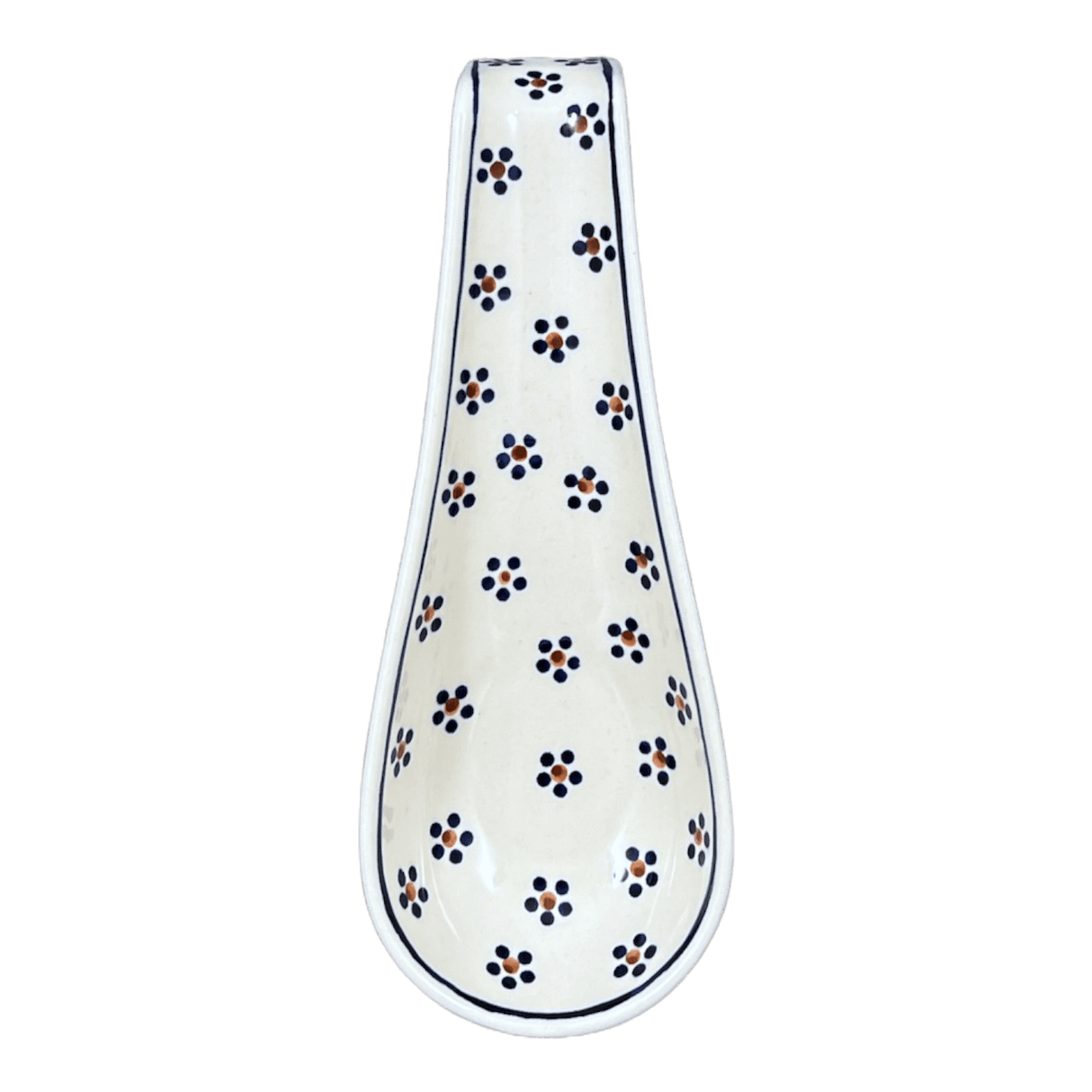 Spoon Rest, Large, 9.25" in "Petite Floral" by Manufaktura | P007T-64