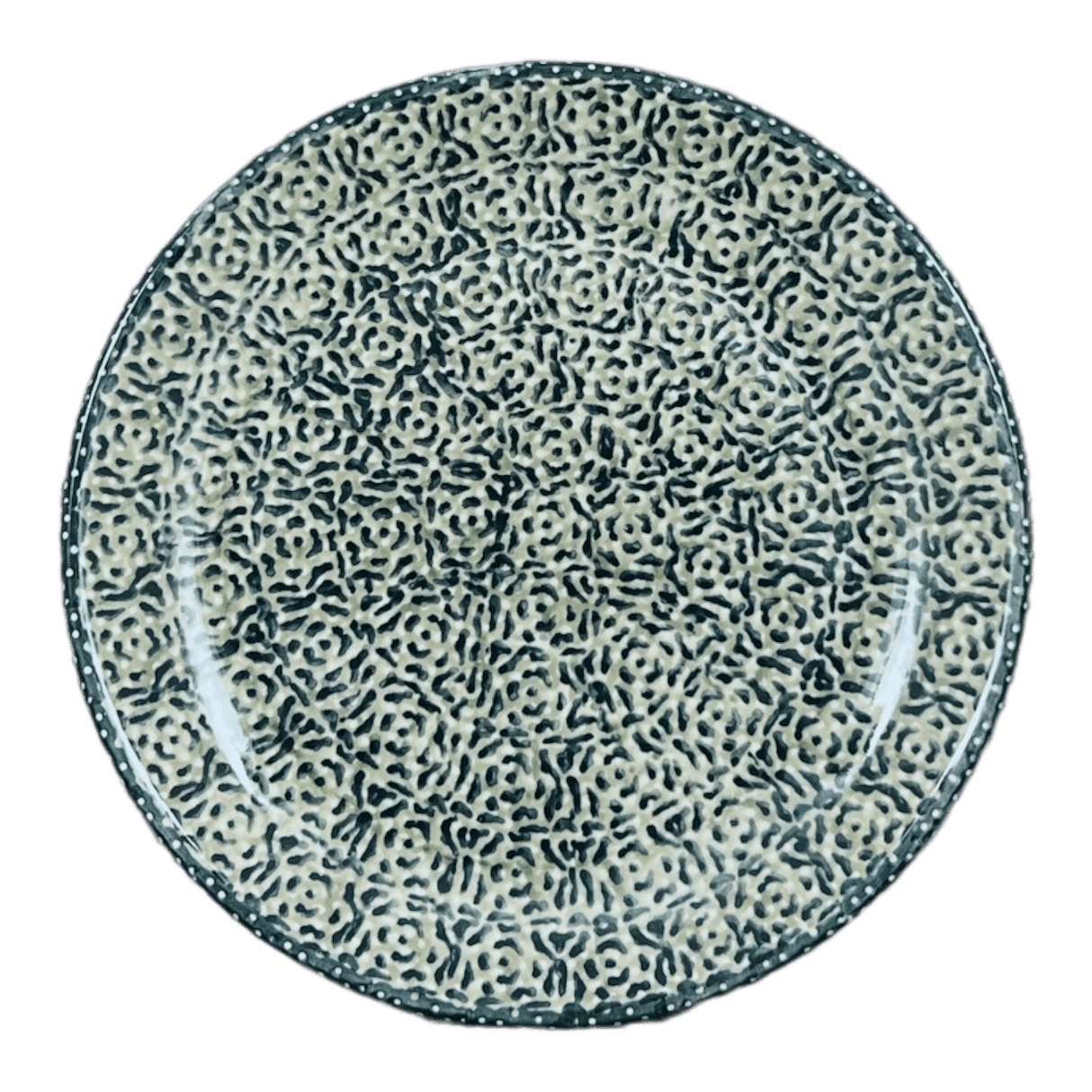 Plate, Round, Dessert, 7.25" in "Green Peace" by Manufaktura | T131U-W56Z