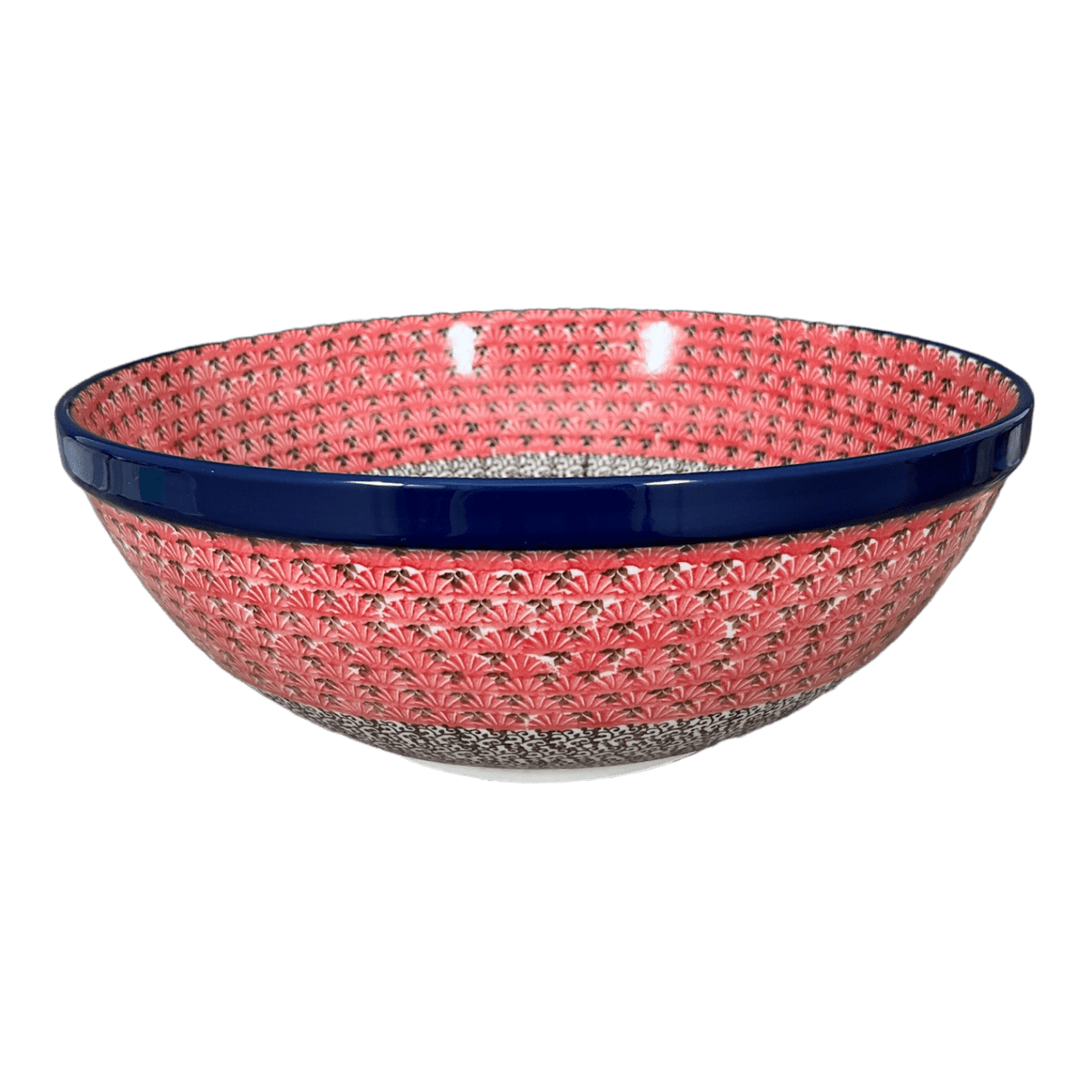 Bowl, Round, 12.75" in "Coral Fans" by Ceramika Artystyczna | A154-2199X