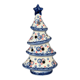 Luminary, Skinny Christmas Tree, 7.5" in "Bubbles Galore" by Galia | GCH04-PK1