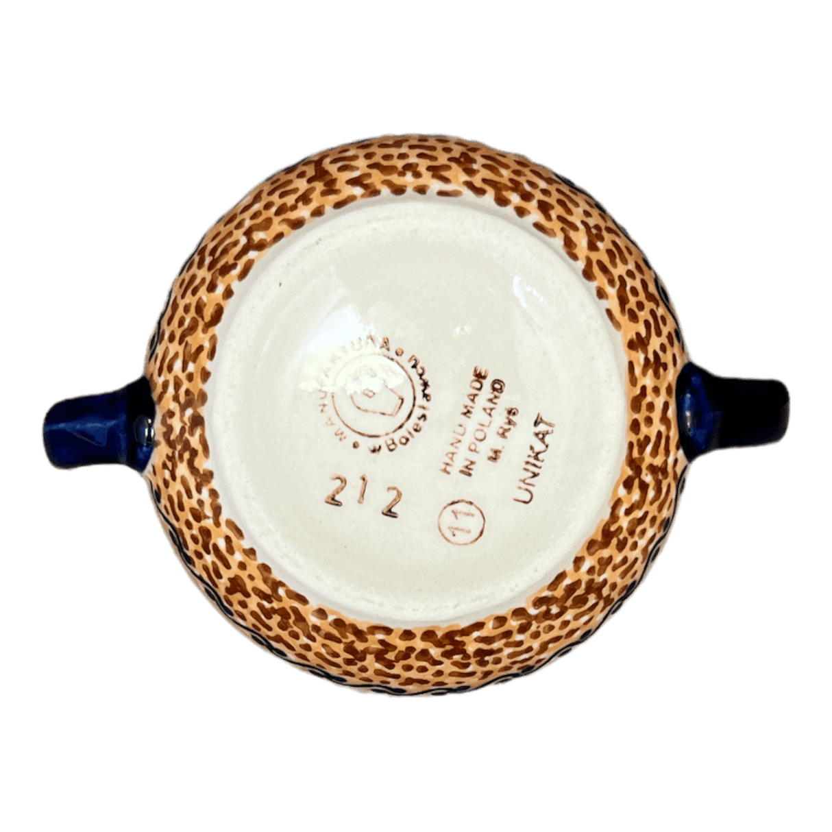 Bowl, Round, Sugar Bowl, 3.5" in "Desert Sunrise" by Manufaktura | C015U-KLJ