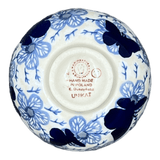 Bowl, Round, Dipping, 4.25" in "Blue Butterfly" by Manufaktura | M153U-AS58