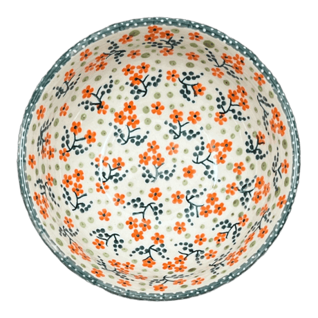 Bowl, Round, 6" in "Peach Blossoms" by Manufaktura | M089S-AS46