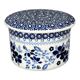 Butter Crock, 4.5" in "Duet in Blue" by Manufaktura | M136S-SB01