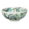 Polish Pottery Dipping Bowl (Scattered Ferns) | M153S-GZ39 at PolishPotteryOutlet.com