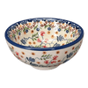 Polish Pottery Dipping Bowl (Wildflower Delight) | M153S-P273 at PolishPotteryOutlet.com