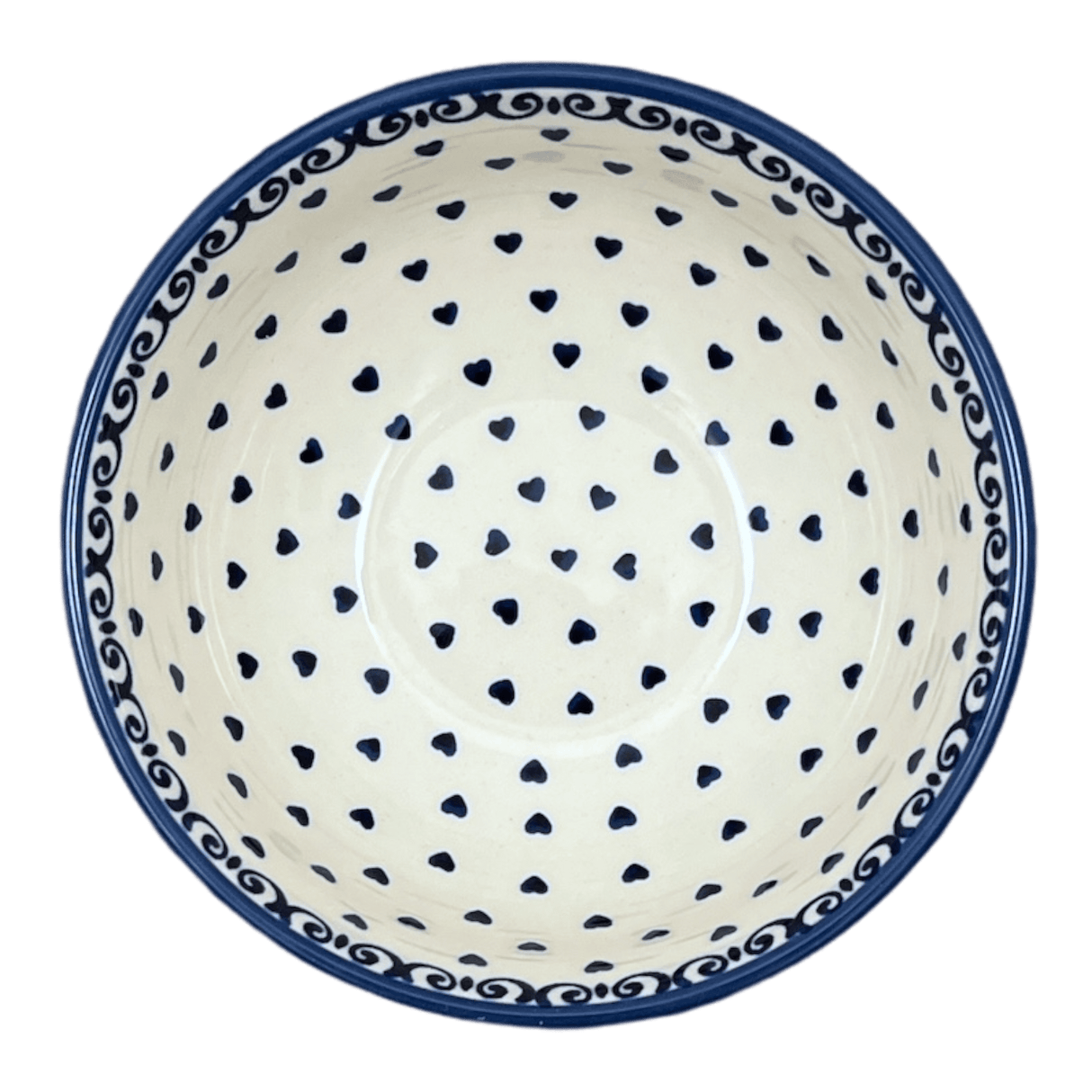 Bowl, Round, 6" in "Heartfelt Blue" by Manufaktura | M089T-PS02