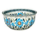 Bowl, Round, 5.5" in "Baby Blue Blossoms" by Manufaktura | M083S-JS49