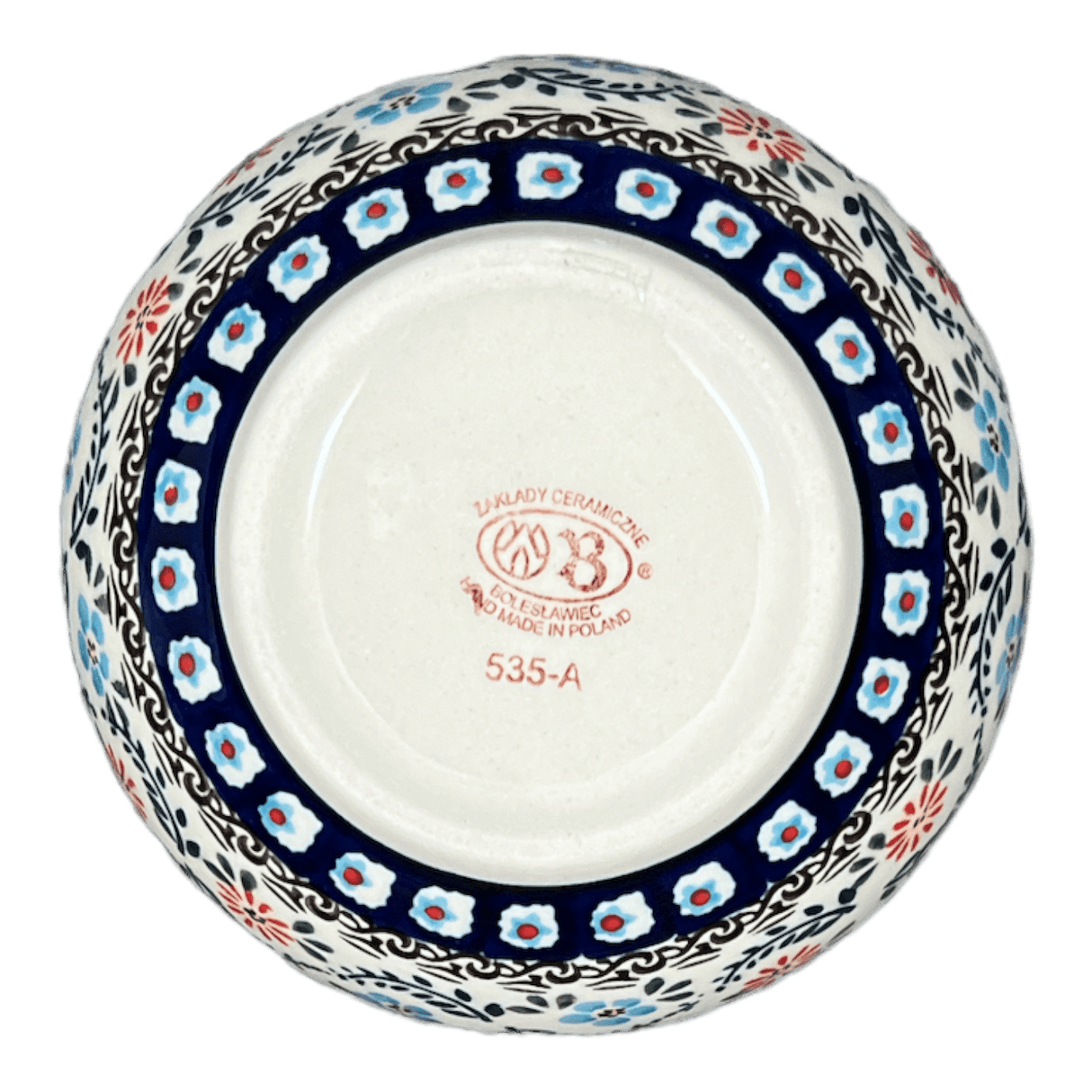 Bowl, Round, Deep, 6.25" in "Climbing Aster" by Zaklady | Y1755A-A1145A