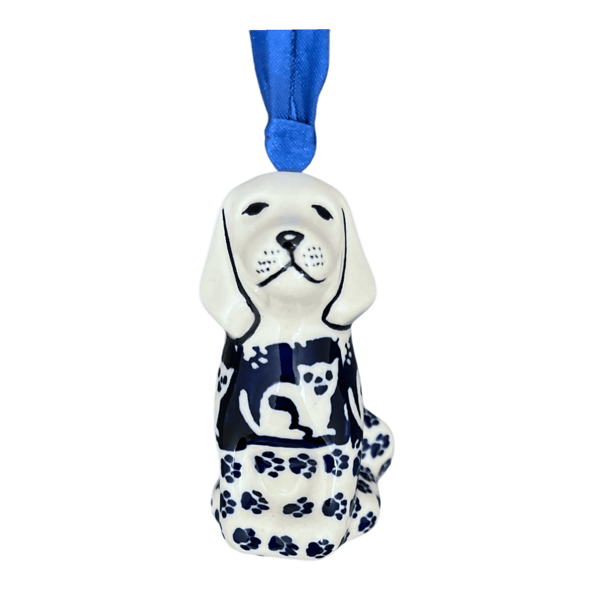 Ornament, Dog, 3" in "Kitty Cat Path" by Manufaktura | K164T-KOT6