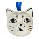 Ornament, Cat Head in "Wildflower Delight" by Manufaktura | K142S-P273