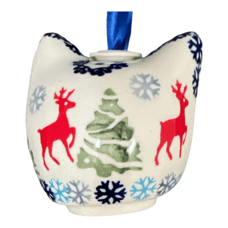 Ornament, Cat Head in "Reindeer Games" by Manufaktura | K142T-BL07