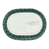 Butter Dish, Fancy, 5" x 7" in "Bouncing Blue Blossoms" by Manufaktura | M077U-IM03