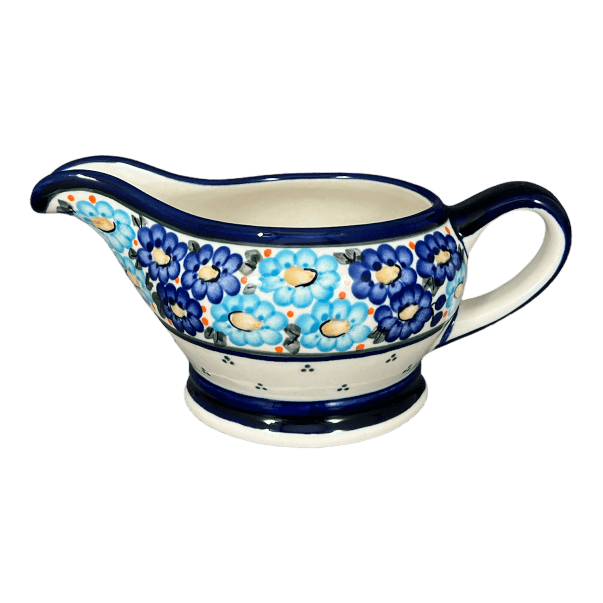 Gravy Boat, 16 oz in "Garden Party Blues" by Zaklady | Y1258-DU50