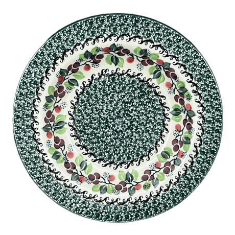 Plate, Round, Soup Plate, 9.25" in "Sugar Plums" by Ceramika Artystyczna | A014-2838Q