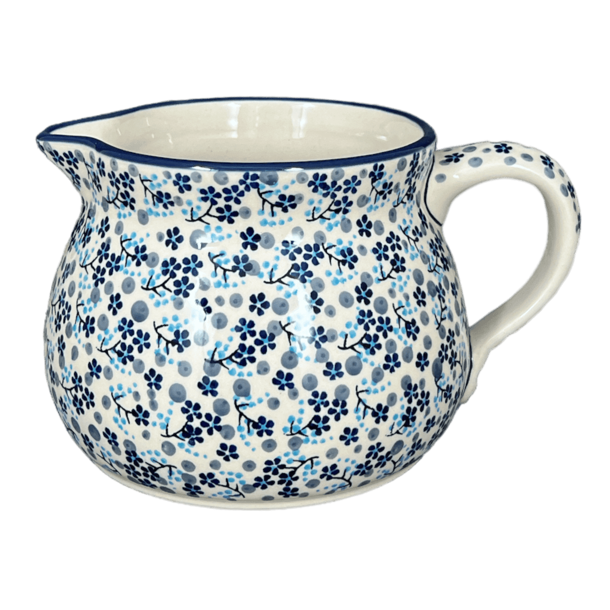 Pitcher, 1.5 Liter in "Scattered Blues" by Manufaktura | D043S-AS45