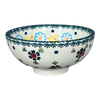 Polish Pottery Dipping Bowl (Lady Bugs) | M153T-IF45 at PolishPotteryOutlet.com