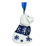 Ornament, Dog, 3" in "Snow Drift" by Manufaktura | K164T-PZ