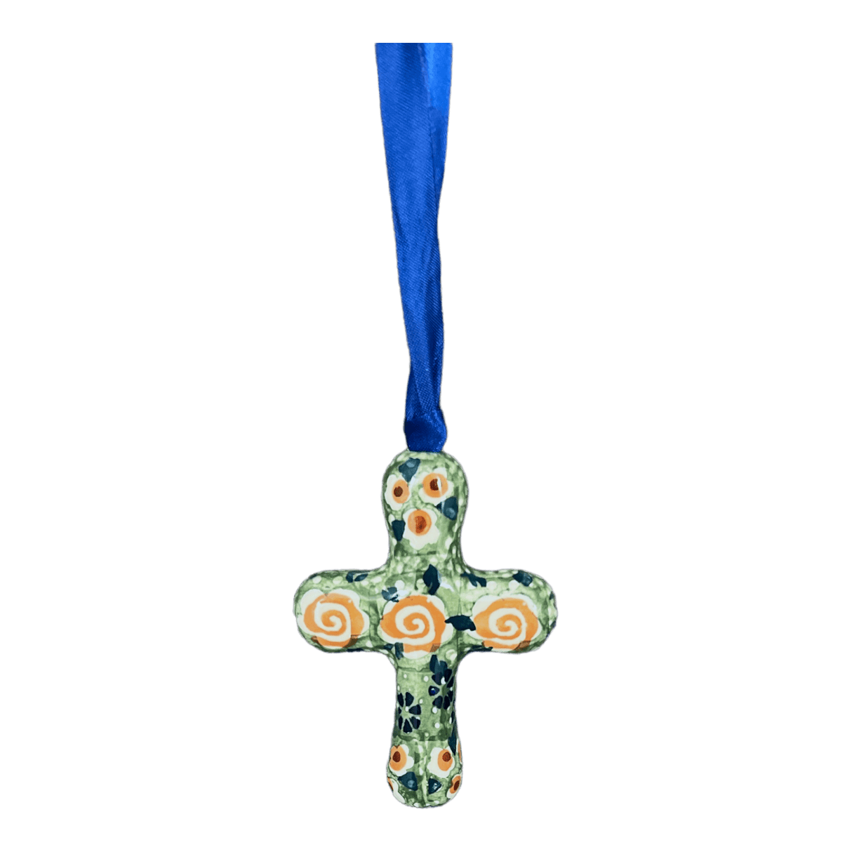 Ornament, Cross, 2" in "Perennial Garden" by Manufaktura | K078S-LM