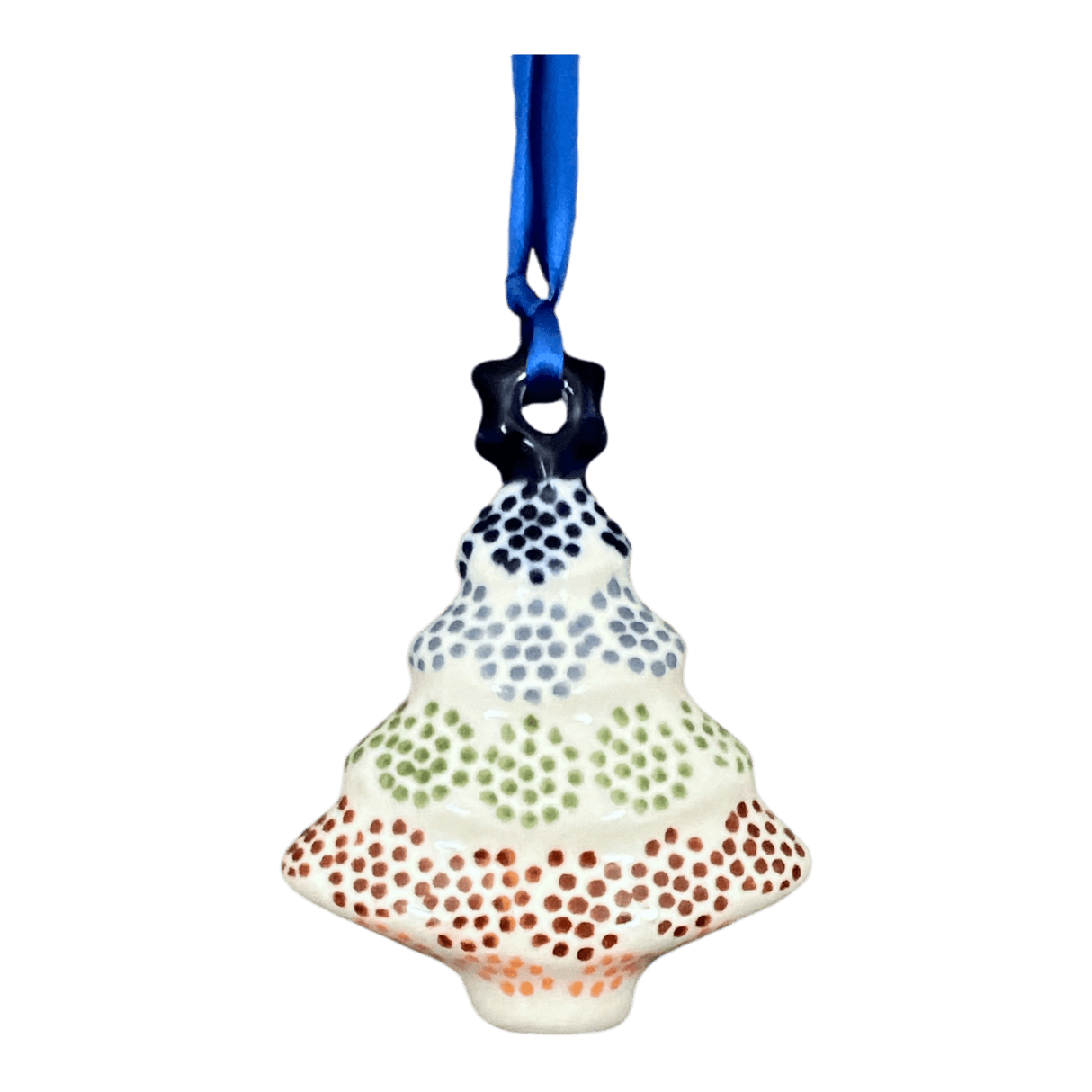 Ornament, Christmas Tree, 3" in "Speckled Rainbow" by Manufaktura | K008M-AS37