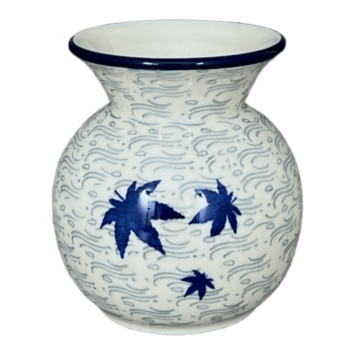 Vase, Tall, 4" in "Blue Sweetgum" by Ceramika Artystyczna | A048-2545X