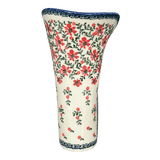 Vase, Fancy Vase, 9" in "Draping Red Florals" by Galia | GW05-PW3