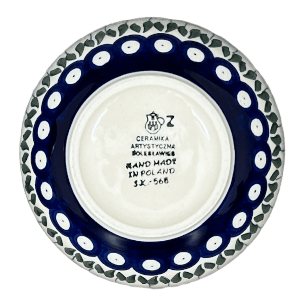 Bowl, Round, Deep, 5.5" in "Tulip Dot" by Ceramika Artystyczna | A986-377Z