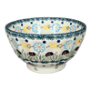 Polish Pottery 5.5" Fancy Bowl (Lady Bugs) | C018T-IF45 at PolishPotteryOutlet.com